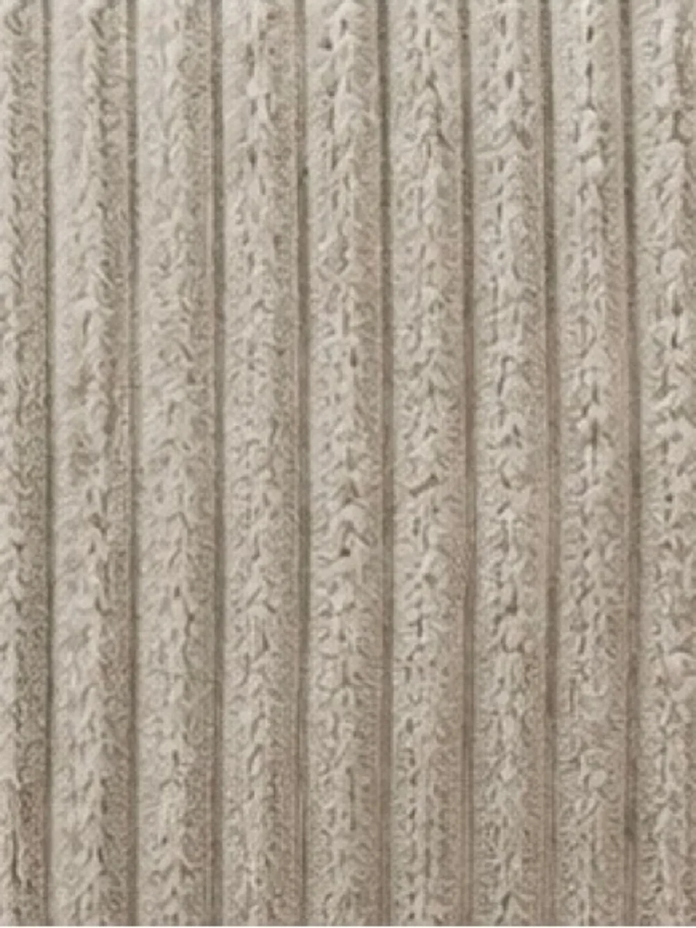 Neutral Ribbed Throw Pillow Cover- Cream Accent Cushion
